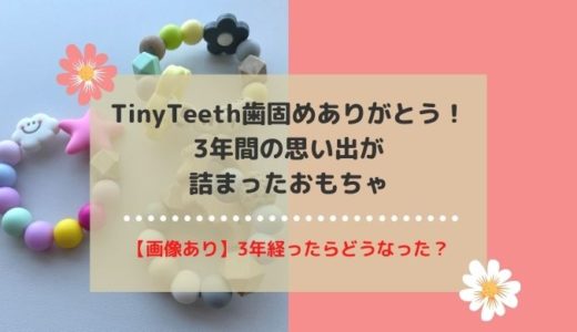 【画像あり】TinyTeeth歯固めありがとう！3年間の思い出たくさんのおもちゃ